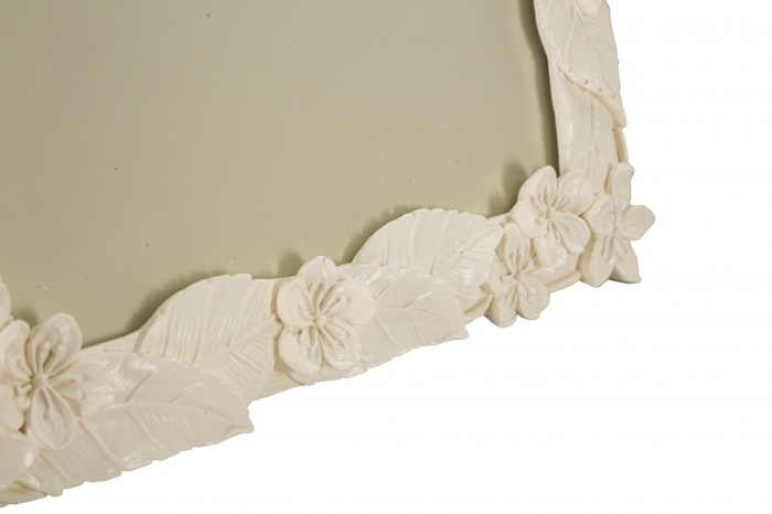 Rama foto Leaf, Rasina/Sticla, Crem, 30.7x26x2 cm [2]