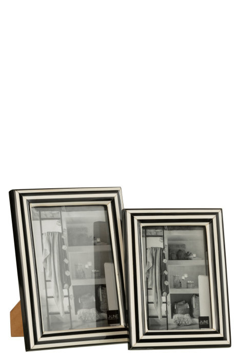 Rama foto, Material sintetic, Negru, 13x18x0.75 [2]