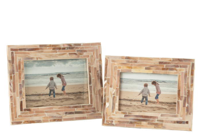 Rama foto Nuye (12x17 cm), Lemn, Bej, 20x10x25 cm [2]