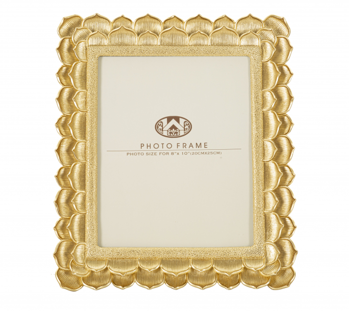 Rama foto Petal, Rasina/Sticla, Auriu, 35x30x2.5 cm [4]