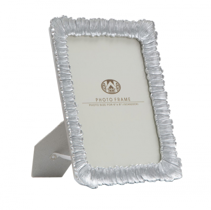 Rama foto PETAL SILVER (cm) 19,5X2,5X24,5 fotografie: (cm) 15X20