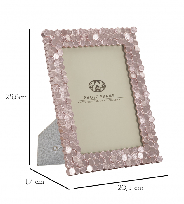 Rama foto Pinky, Rasina/Sticla, PURPLE, 25.8x20.5x1.7 cm [5]