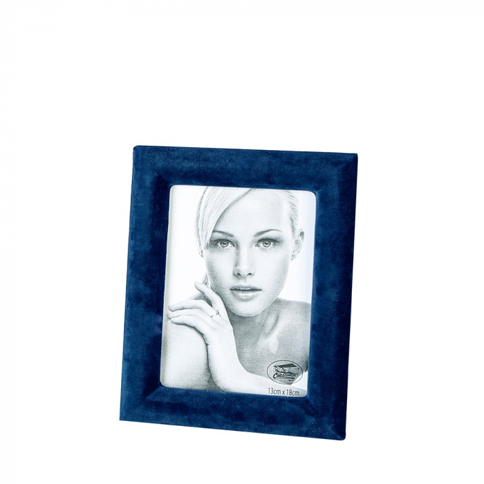 Rama foto Royal, PVC catifea, bleumarin, 18x23 cm