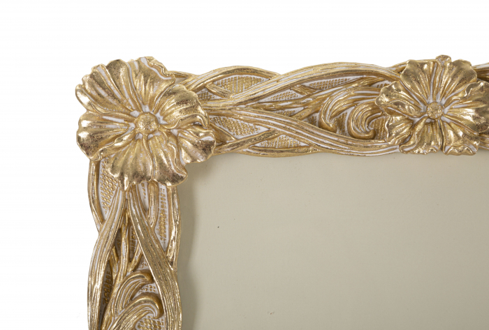 Rama foto Twist Flo, Rasina/Sticla, Auriu/Alb, 31.3x26.6x2.2 cm [3]