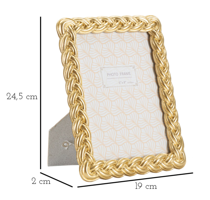 Rama, frânghie cm 19x2x24,5 (dimensiune interna cm 15x20)  [6]