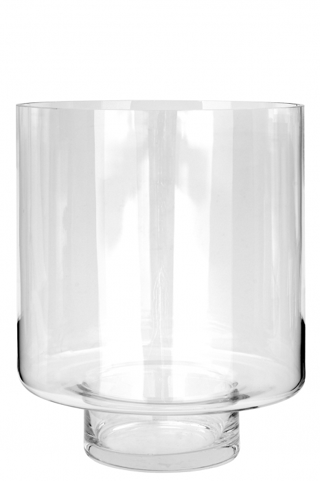 Suport lumanare Nido, Sticla, Transparent, 7x4.50 cm
