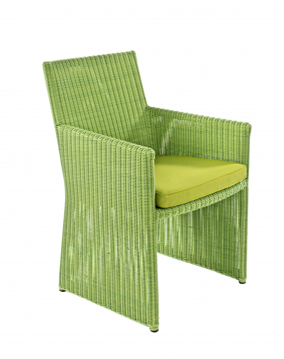 Scaun Abigail, Aluminiu Panza, Verde, 57x64x88 cm