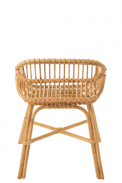 Scaun Ana, Stuf/Ratan/Bambus, Natural, 60x60x78 cm [4]