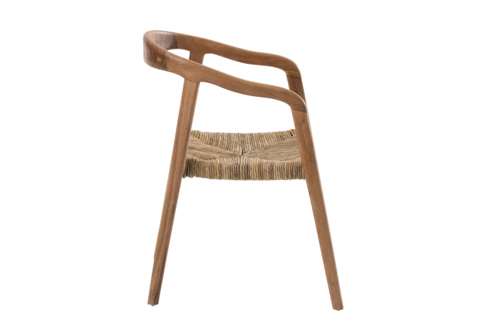 Scaun Ana Teak, Lemn, Maro, 60.5x53x74 cm [3]