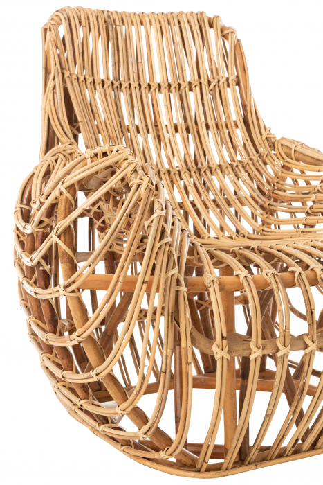 Scaun Ani Teak, Ratan/Bambus, Natural, 87x99x89 cm [5]