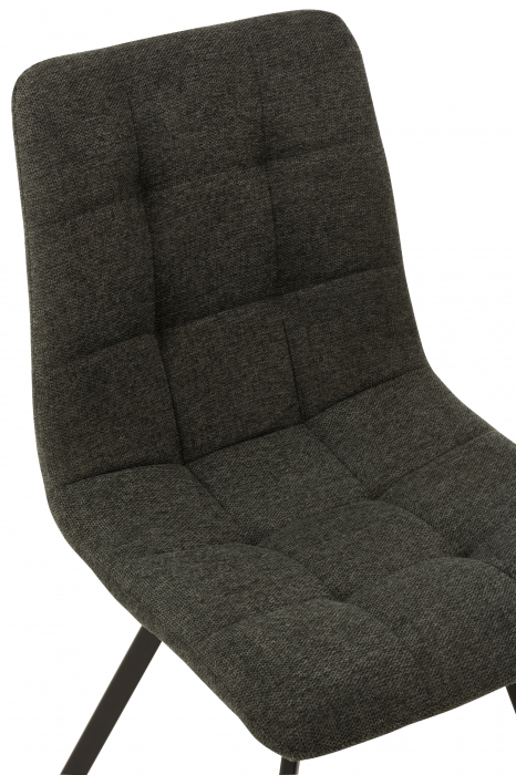 Scaun Babette, Metal/Textil, Gri, 54x45x86 cm [6]