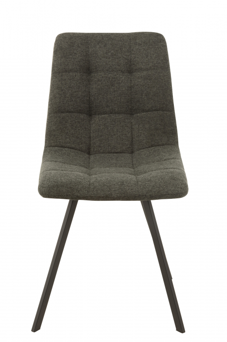 Scaun Babette, Metal/Textil, Gri, 54x45x86 cm [2]