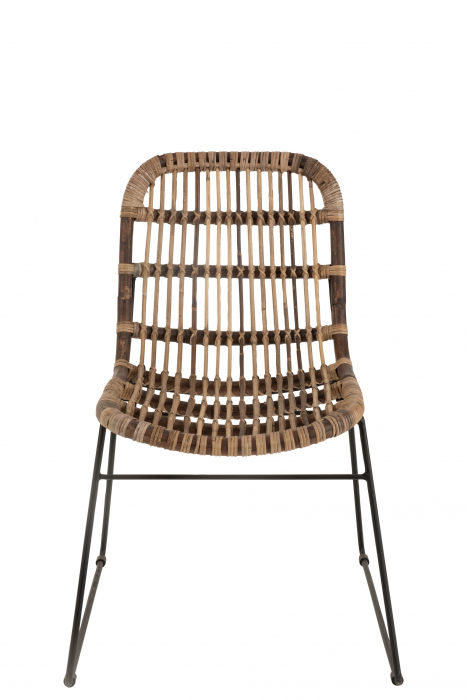 Scaun Billie, Ratan/Bambus, Natural, 60x63x85 cm [2]
