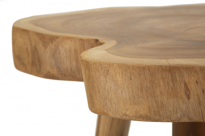 Scaun, BINGTANG din teak reciclat ø 38x45 cm (piesa unica) [7]