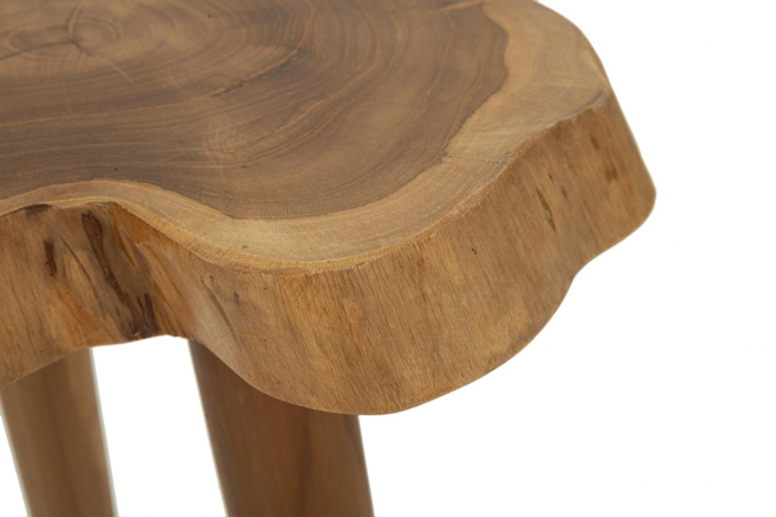Scaun, BINGTANG din teak reciclat ø 38x45 cm (piesa unica) [5]