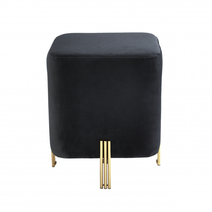 Scaun Burnett roche catifea neagra [2]