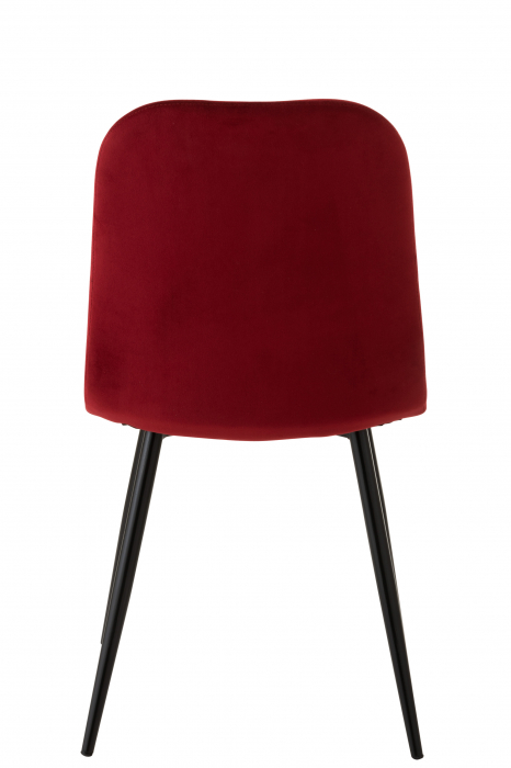 Scaun Claire, Textile, Rosu, 45.5x53.5x87 cm [5]