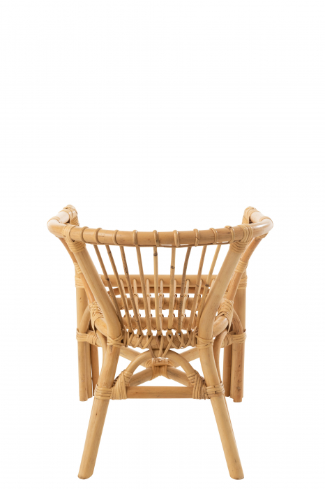 Scaun copii Filou, Ratan/Bambus, Natural, 45x40x55 cm [4]