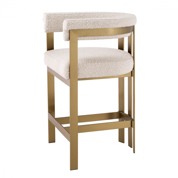 Scaun counter, Clubhouse crem bouclé [3]