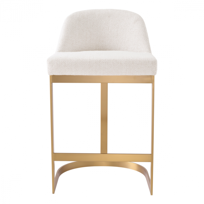 Scaun counter, Condos lyssa off-white, Dims: W. 53 | D. 48 | H. 91 | SD. 38 | SH. 68  (CM) [2]