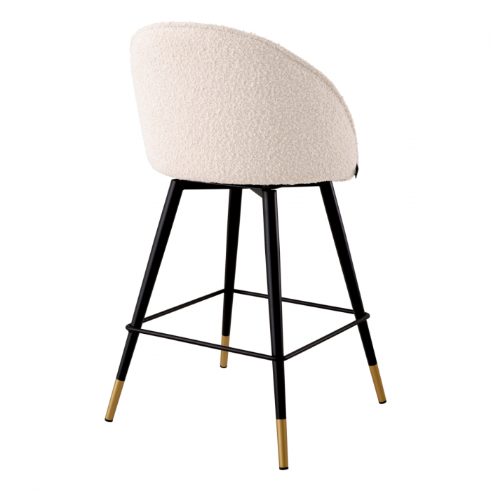 Scaun counter, Cooper bouclé crem set de 2 [4]