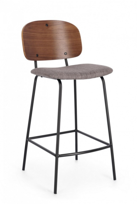 Scaun Counter Sienna, Gri, 43.5A - 52.5B - 93.5H - 67.5H1 [1]