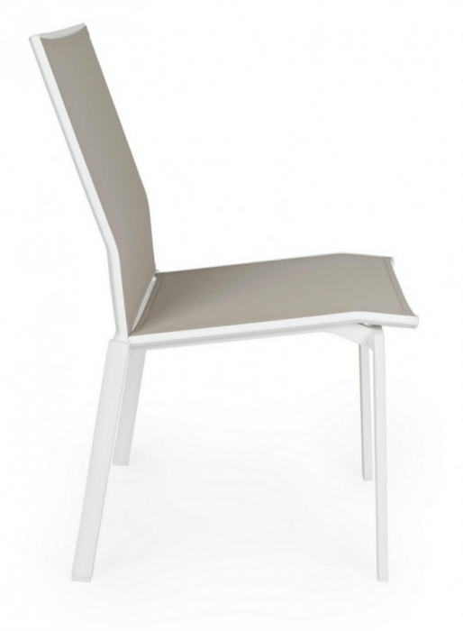 Scaun CRUISE,  aluminiu, alb, 50x61x88.5cm [5]