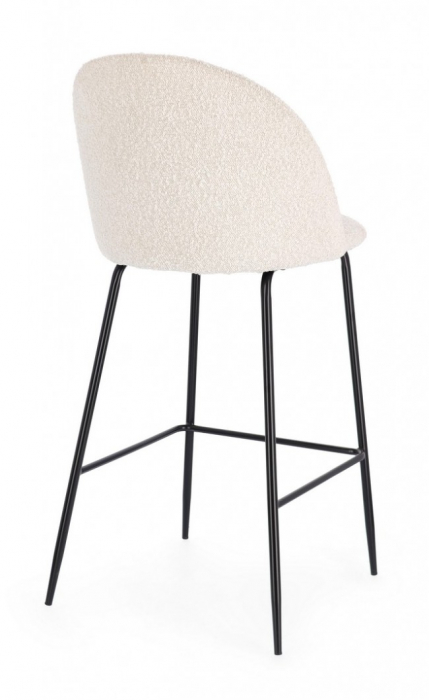 Scaun de Bar Carry, Negru/Ivoar [2]