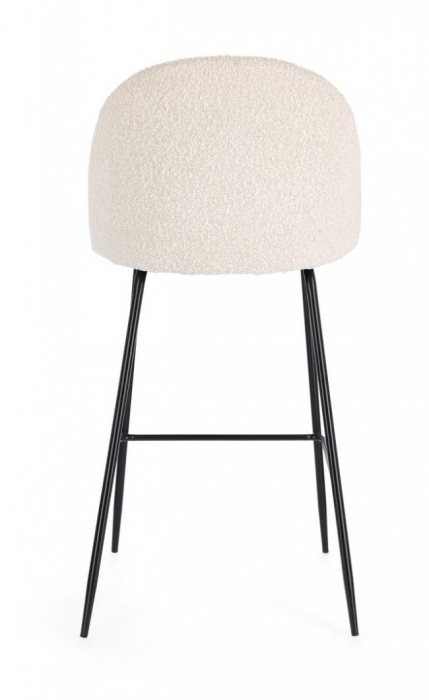 Scaun de Bar Carry, Negru/Ivoar [5]