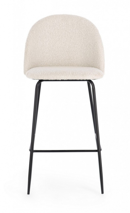 Scaun de Bar Carry, Negru/Ivoar [4]