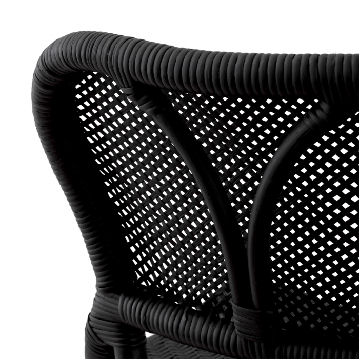 Scaun de bar, Colony negru mat [6]