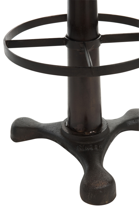 Scaun de bar din piele/met [2]