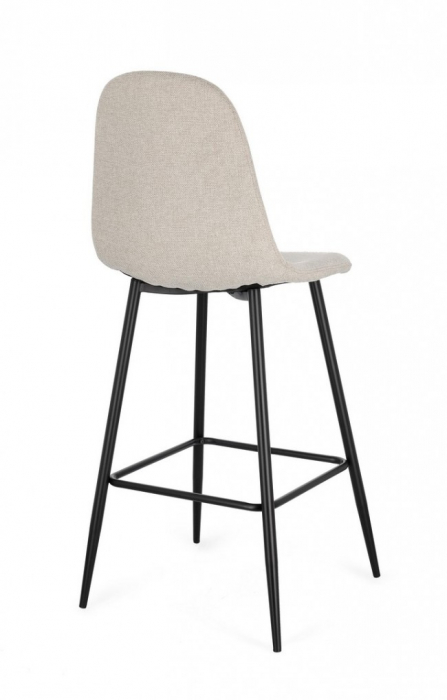 Scaun de Bar Irelia Negru/Bej [2]