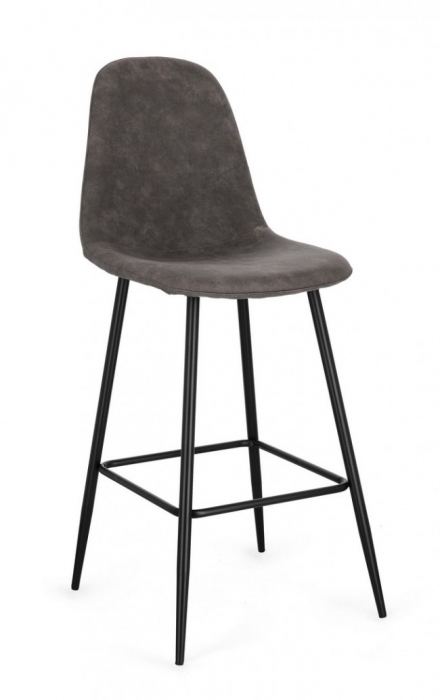 Scaun de Bar Irelia Negru/Gri [1]