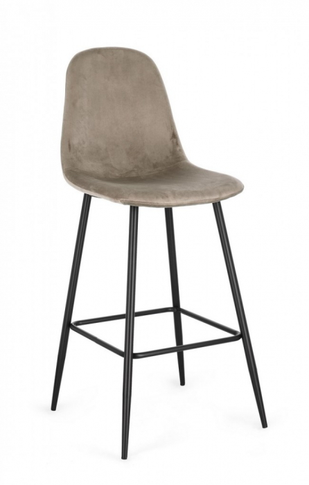 Scaun de Bar Irelia Negru/Gri [1]