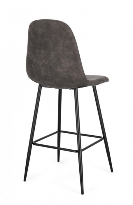 Scaun de Bar Irelia Negru/Gri [2]