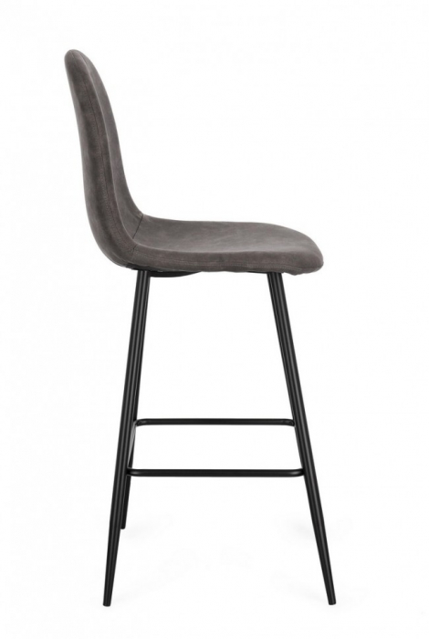 Scaun de Bar Irelia Negru/Gri [5]