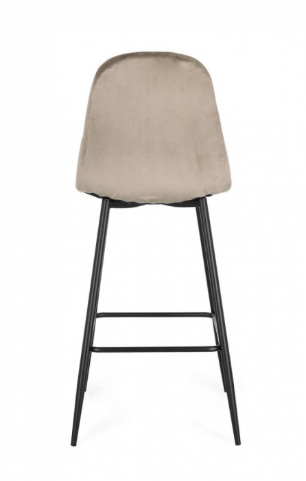 Scaun de Bar Irelia Negru/Gri [4]