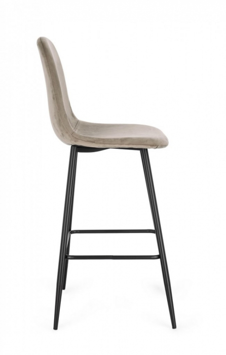 Scaun de Bar Irelia Negru/Gri [5]