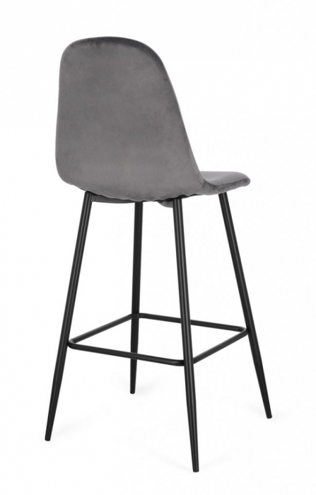 Scaun de Bar Irelia Negru/Gri  [2]