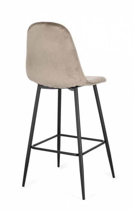 Scaun de Bar Irelia Negru/Gri [2]