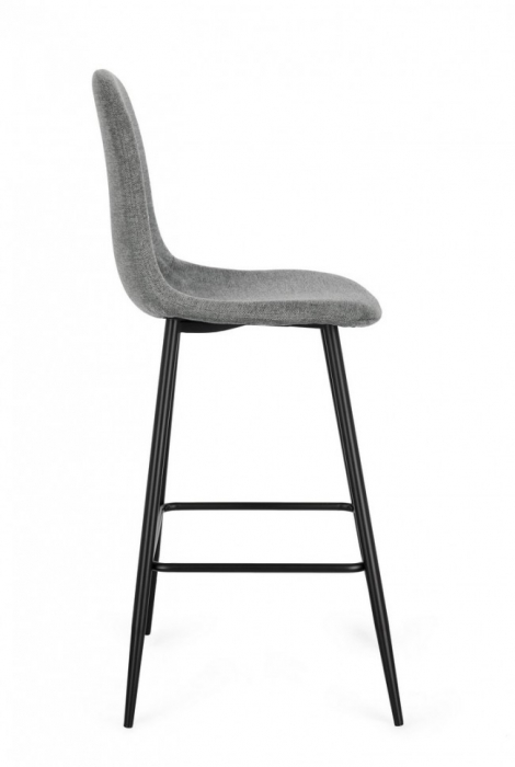 Scaun de Bar Irelia Negru/Gri Inchis  [5]