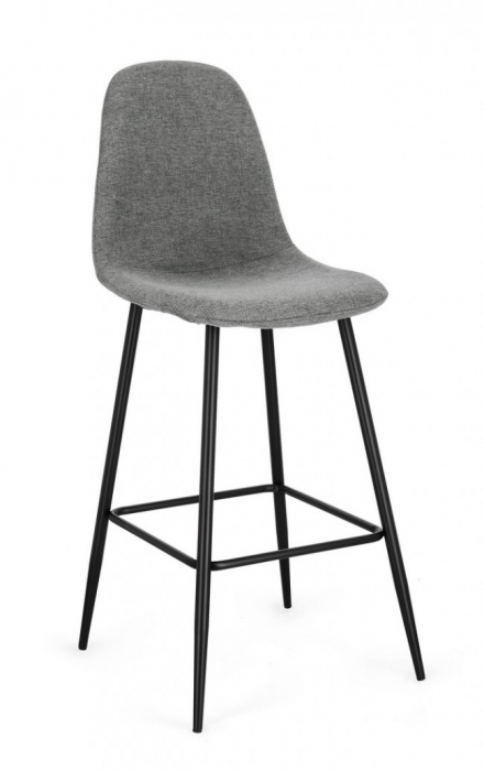 Scaun de Bar Irelia Negru/Gri Inchis  [1]