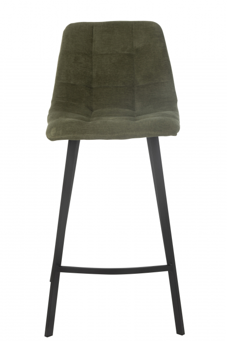 Scaun de bar, Kent metal/poliester, verde [5]