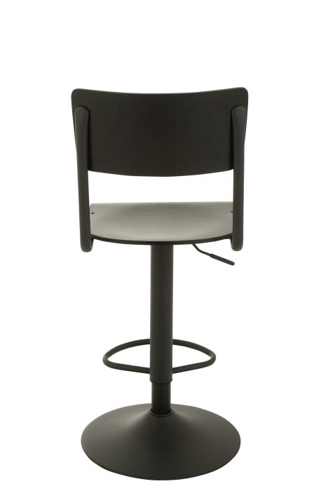 Scaun de bar lemn/metnegru [4]