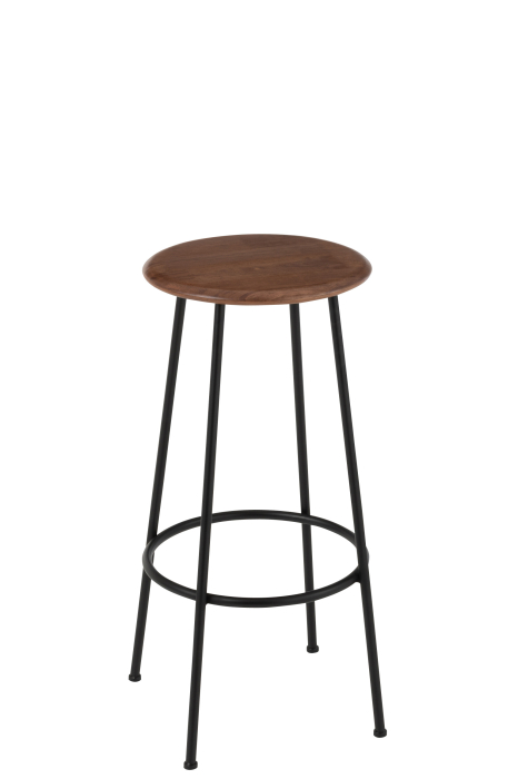 Scaun de bar, Neo steel, natur/negru [2]