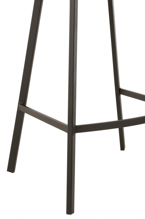 Scaun de bar Olivier, Metal/Textil, Bej, 47x43x95 cm [5]
