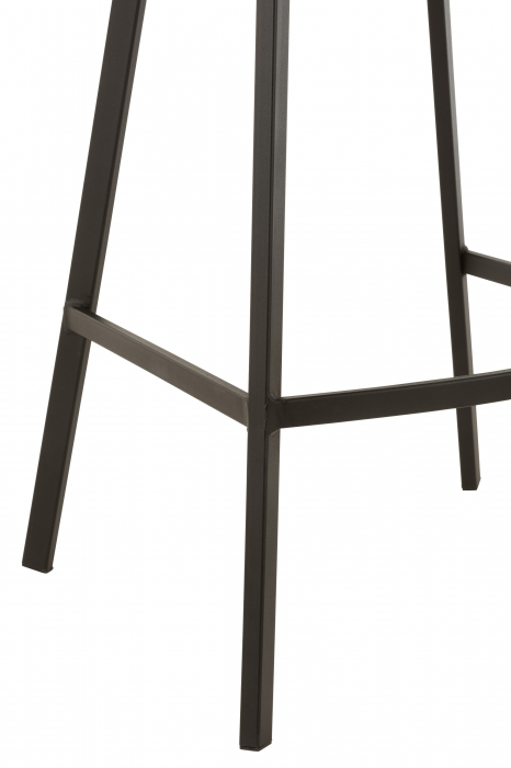 Scaun de bar Olivier, Metal/Textil, Verde, 43x45x97 cm [5]