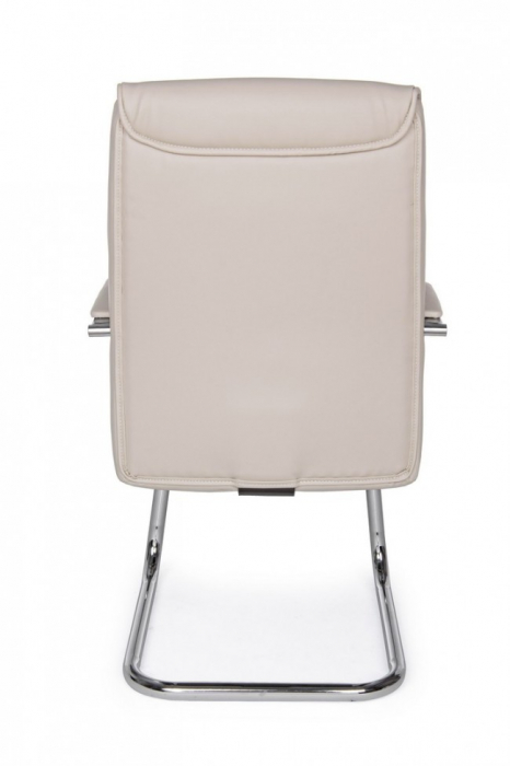 Scaun de birou Sydney, Imitatie din piele, Bej, 58x60.5x101.5 cm [4]