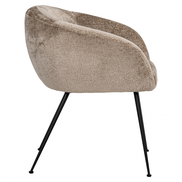 Scaun de dining, Ruby, Taupe chenille [5]